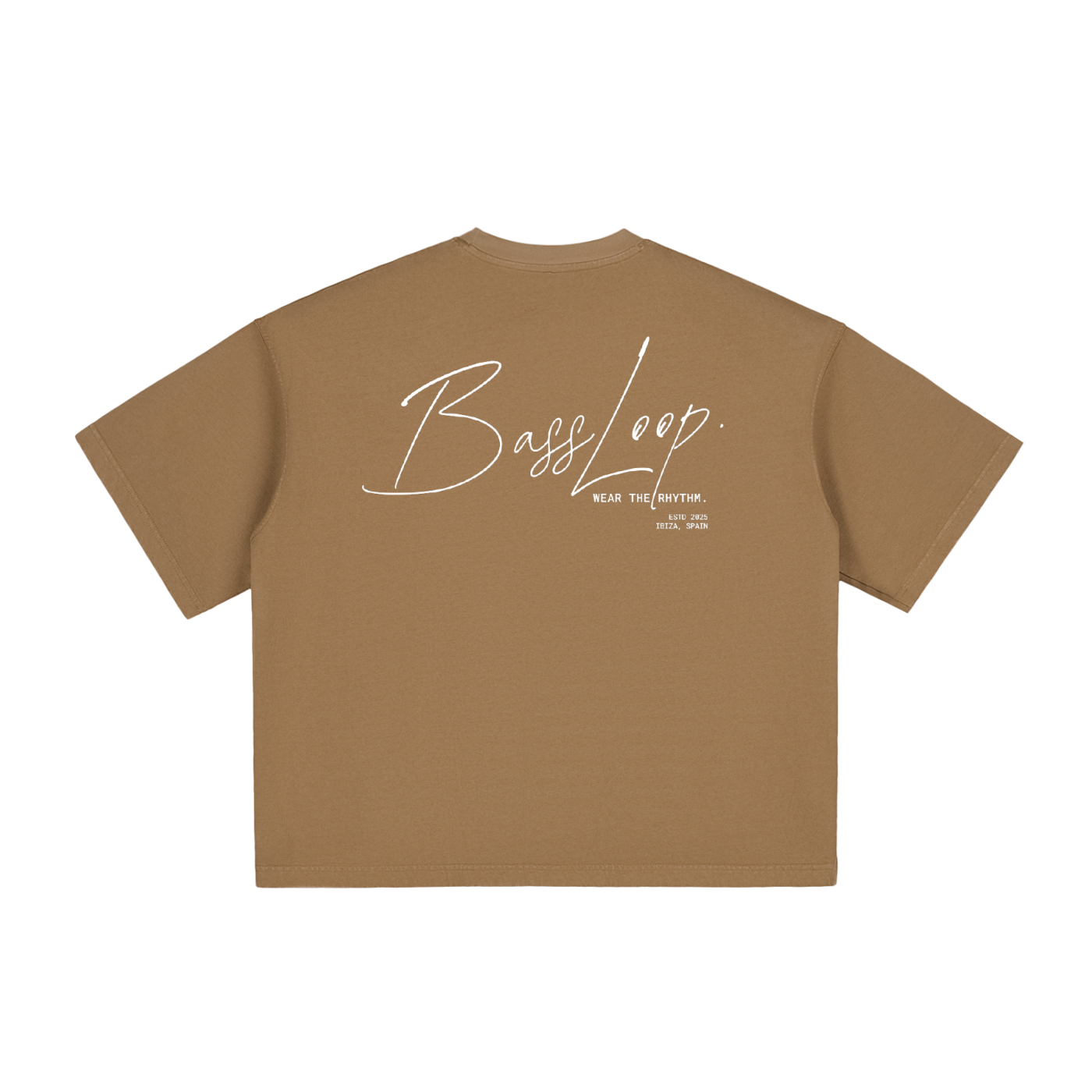 Bassloop. Vintage Bold Boxy Tee