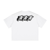 Bassloop. Running Club Boxy Tee (Black Text)