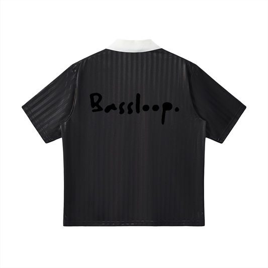 Bassloop. Collar Striped Jersey