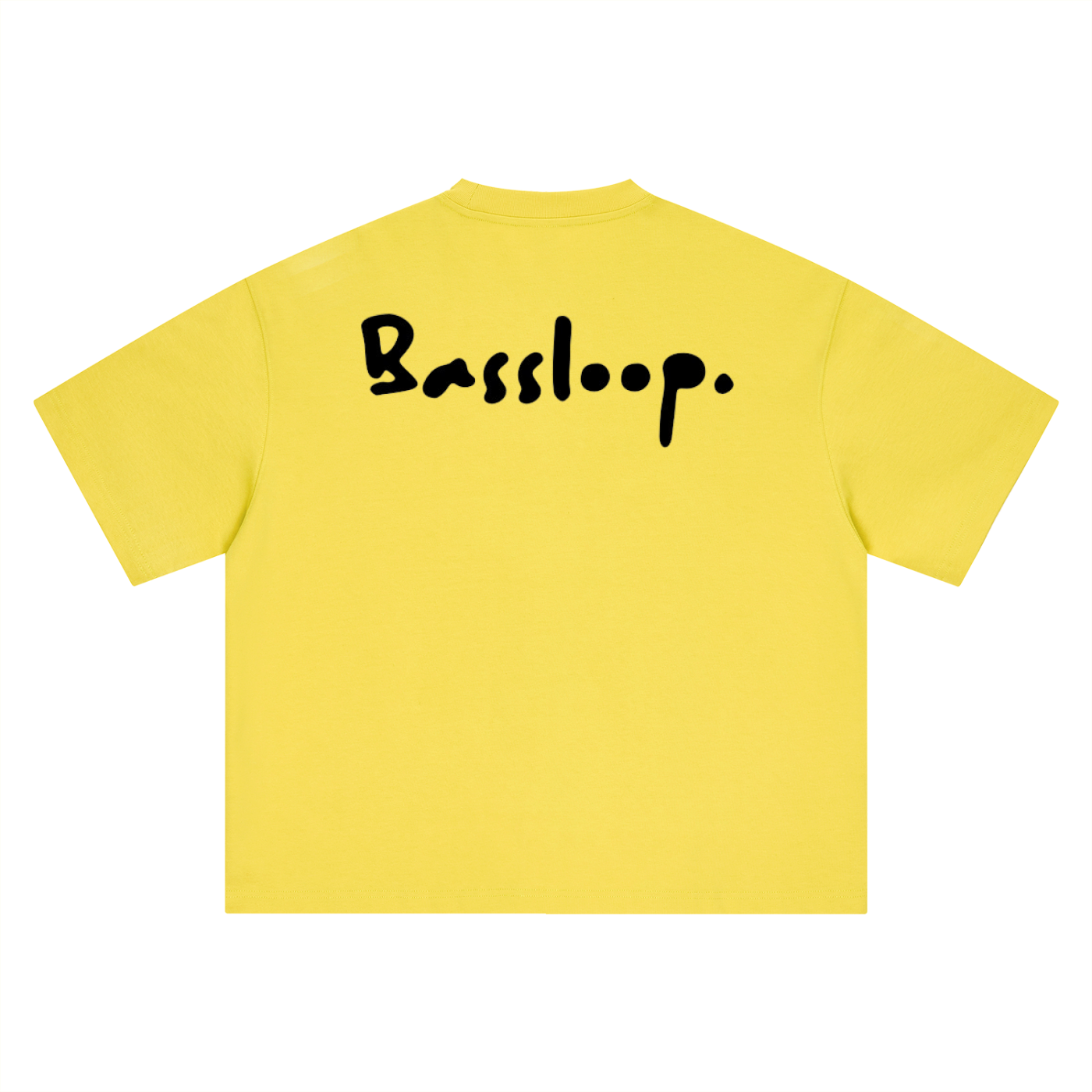 Bassloop. Industry Tee (Black Text)