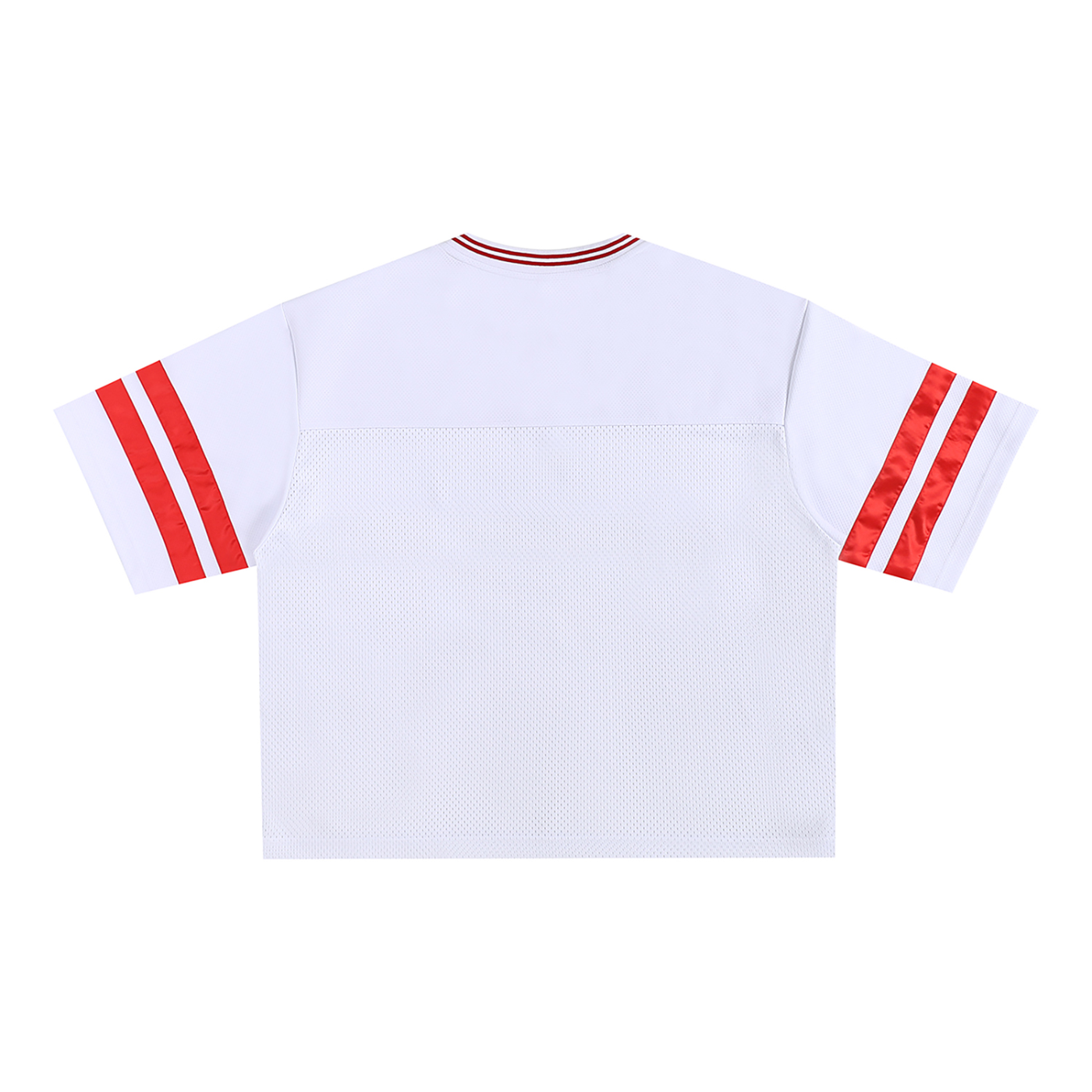 Bassloop. Isla Mesh Jersey (White/Red)