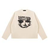 Bassloop. Distorted Knit (Black Print)