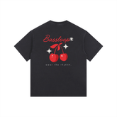 Bassloop. Cherry Heavy Tee