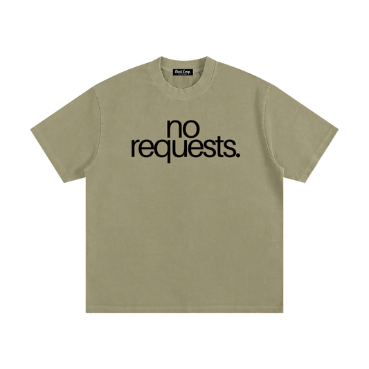 Bassloop. X Fat Worm Records No Requests Tee (Gray Green)