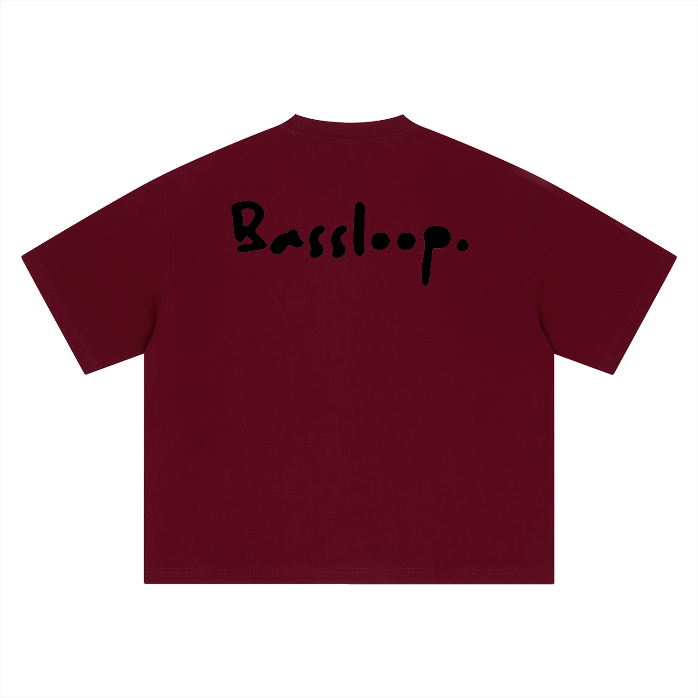 Bassloop. Industry Tee (Black Text)