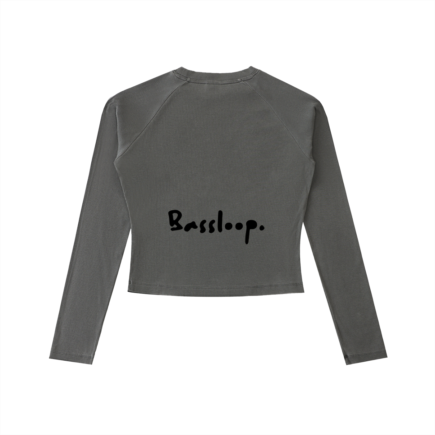 Bassloop. Ribbed Long Sleeve Tee