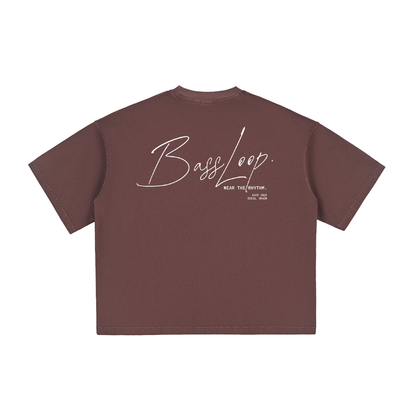 Bassloop. Vintage Bold Boxy Tee