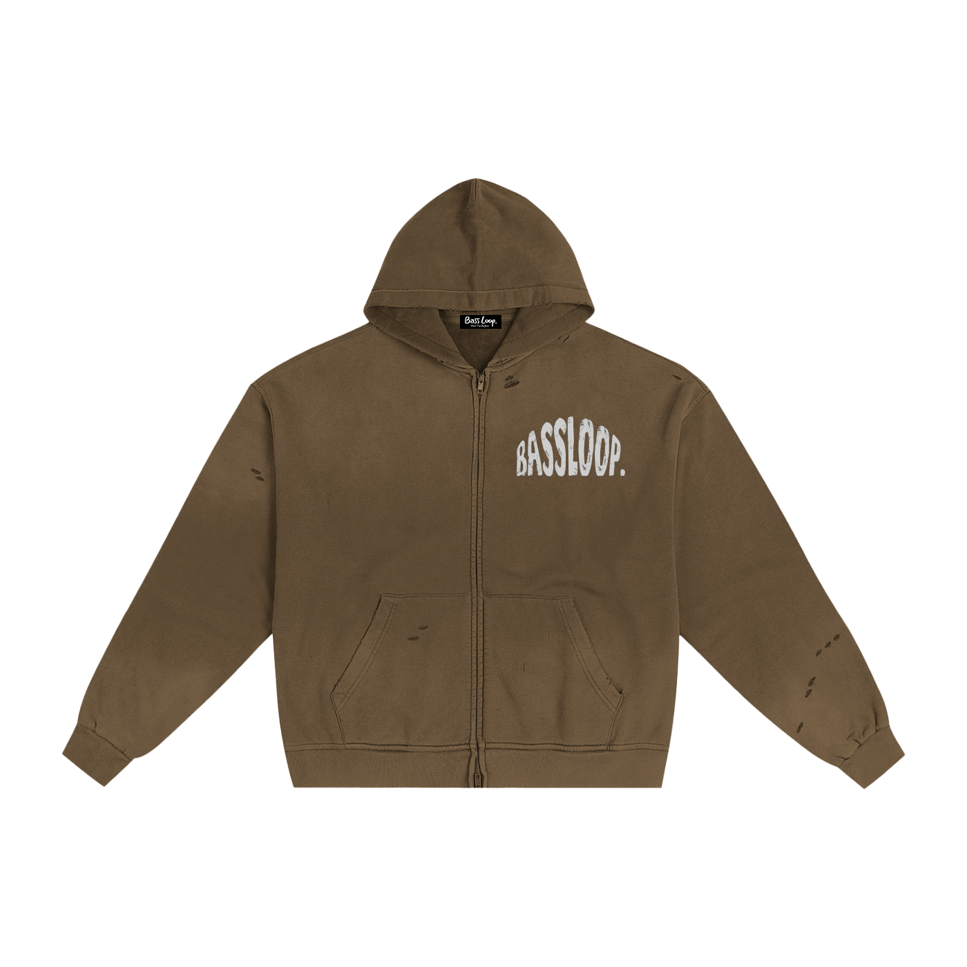 Bassloop. Sunfade Subline Zip-Up Hoodie