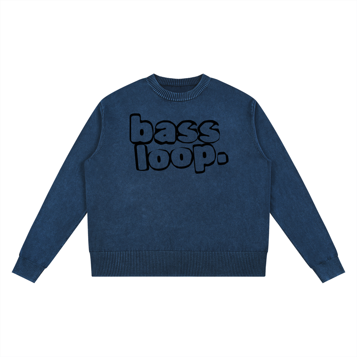 Bassloop. Washed Oversized Sweater