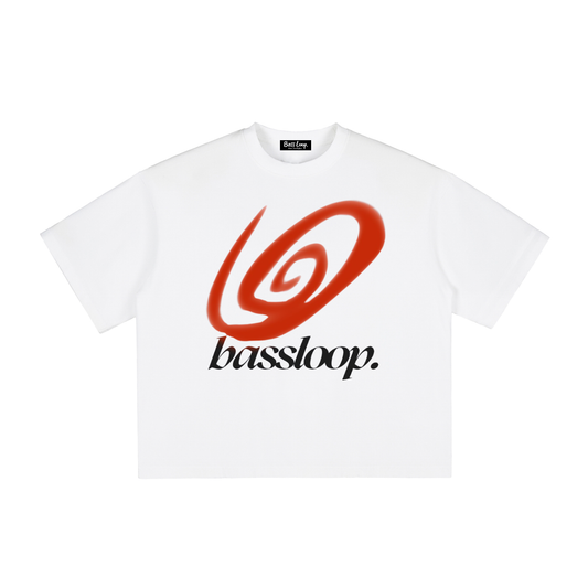 Bassloop. Sun Swirl Boxy Tee