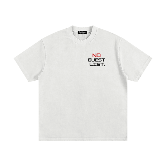 Bassloop. X Fat Worm Records No Guest List Tee