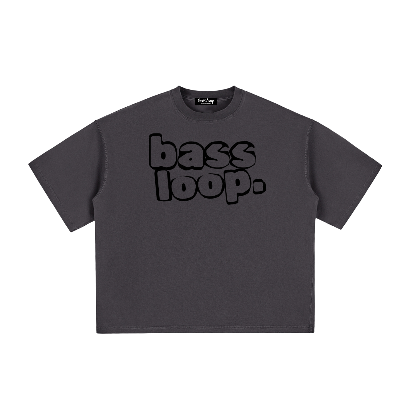 Bassloop. Bold Boxy Tee