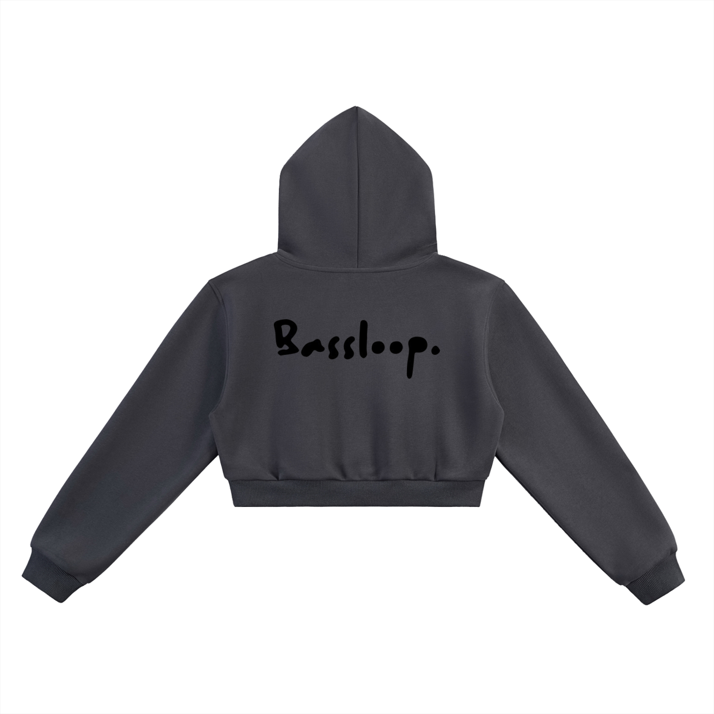 Bassloop. Cropped Hoodie