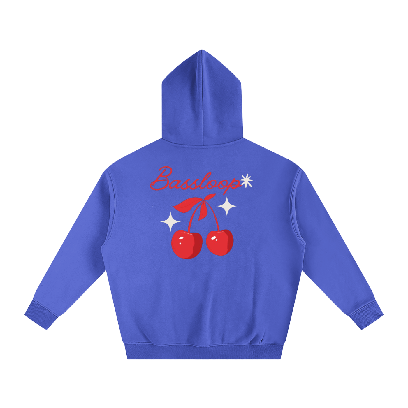Bassloop. Cherry Heavy Hoodie