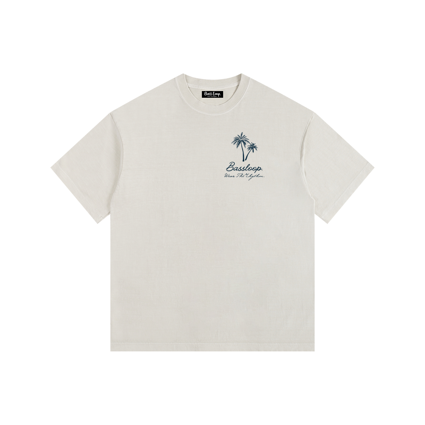 Bassloop. Palm Heavy Tee (Apricot)