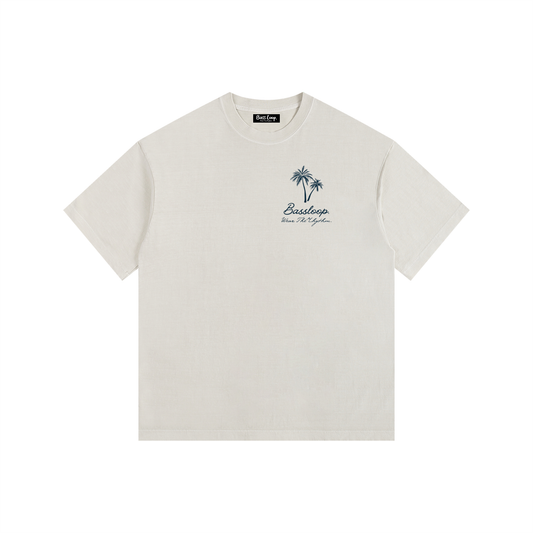 Bassloop. Palm Heavy Tee (Apricot)