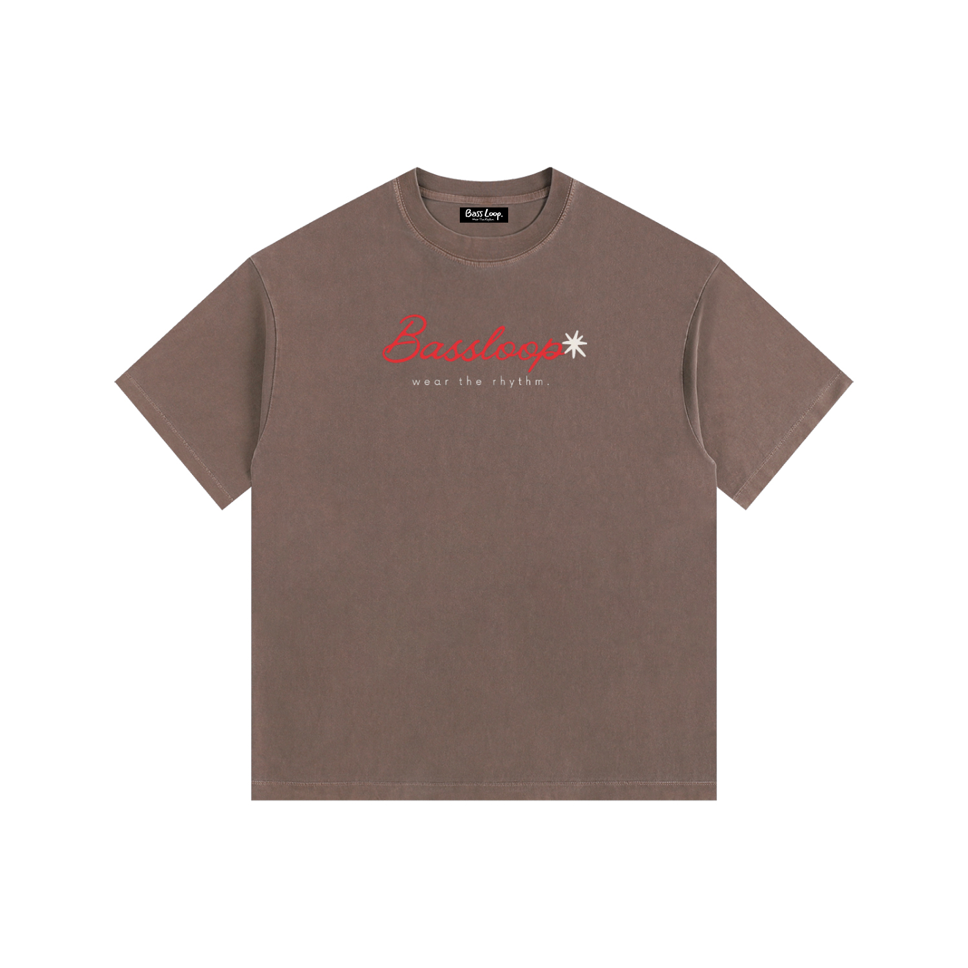 Bassloop. Cherry Heavy Tee