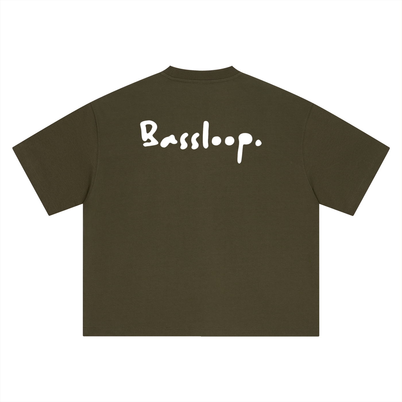 Bassloop. Industry Tee (White Text)