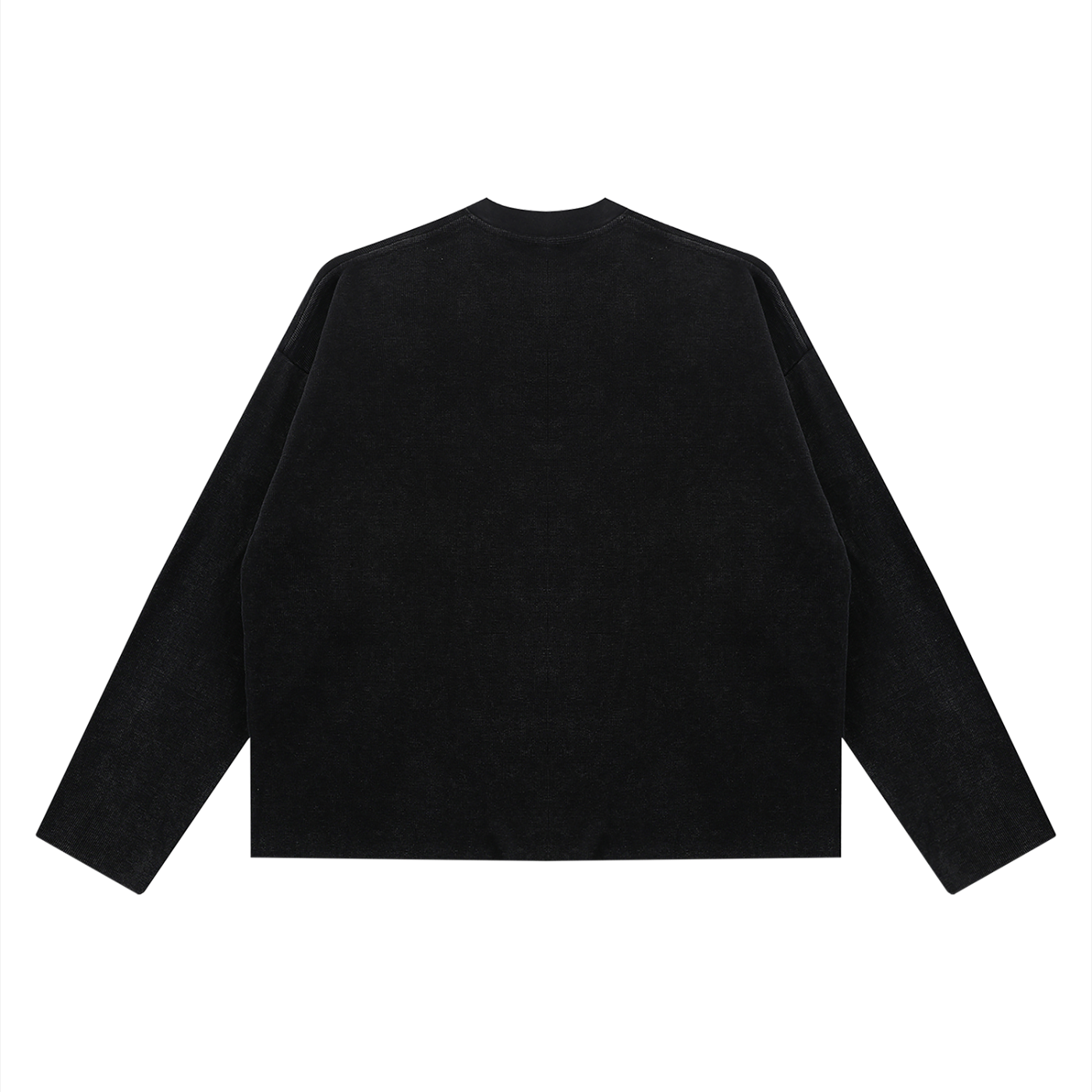 Bassloop. Distorted Knit (White Print)