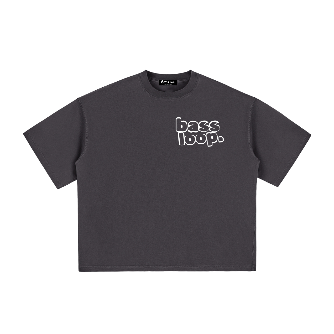 Bassloop. Vintage Bold Boxy Tee