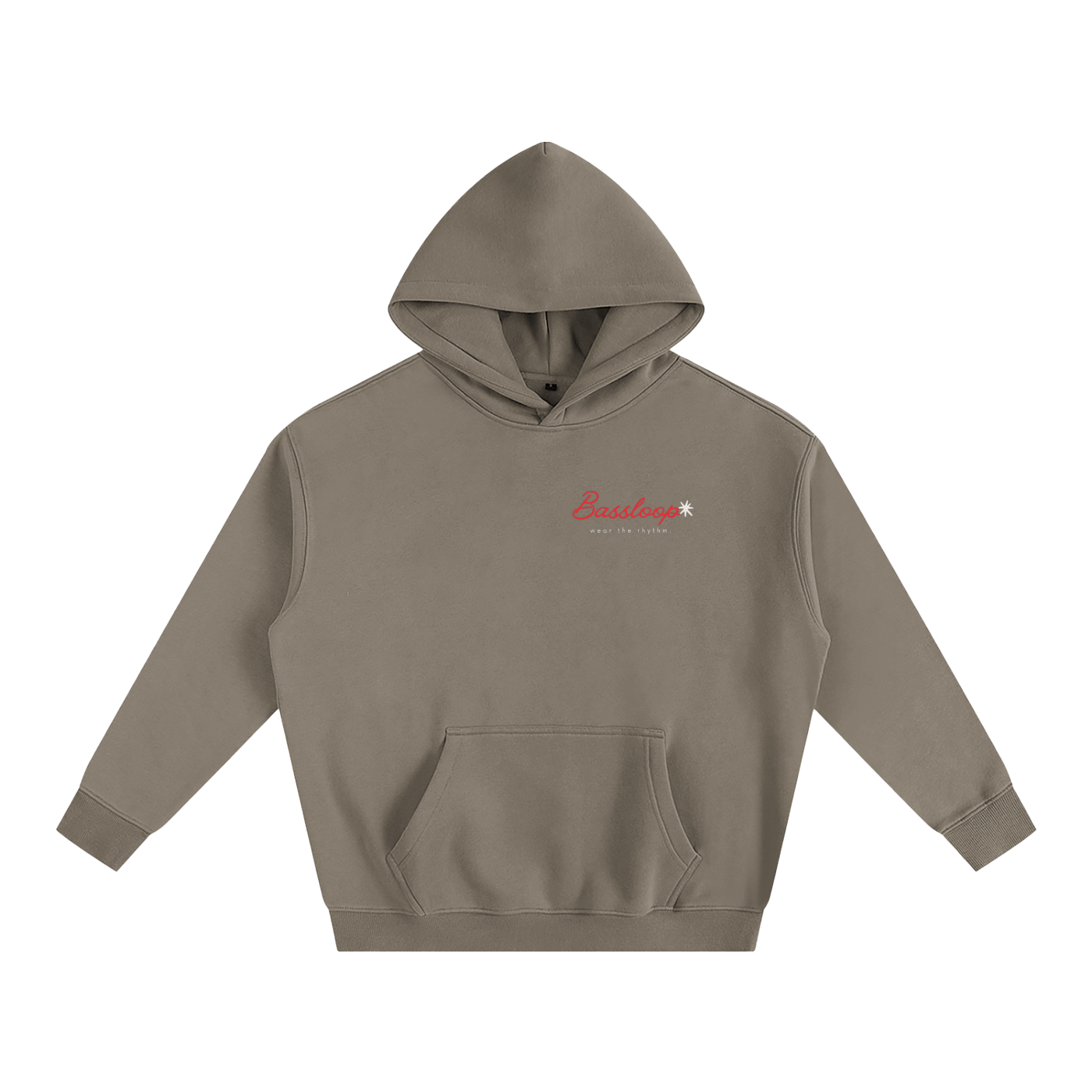 Bassloop. Cherry Heavy Hoodie
