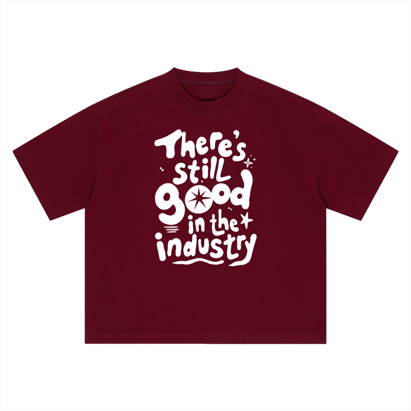 Bassloop. Industry Tee (White Text)