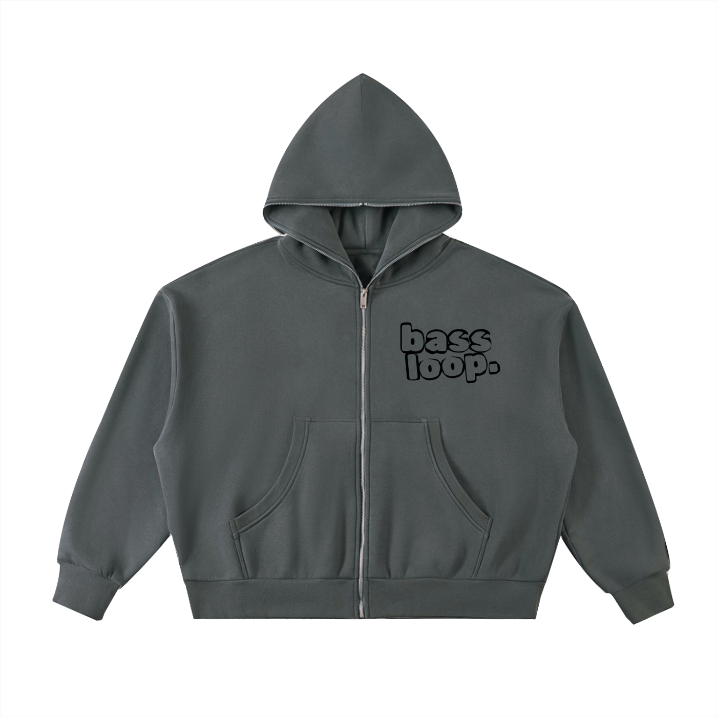 Bassloop. Bold Full-Zip Hoodie
