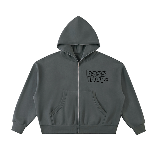 Bassloop. Bold Full-Zip Hoodie