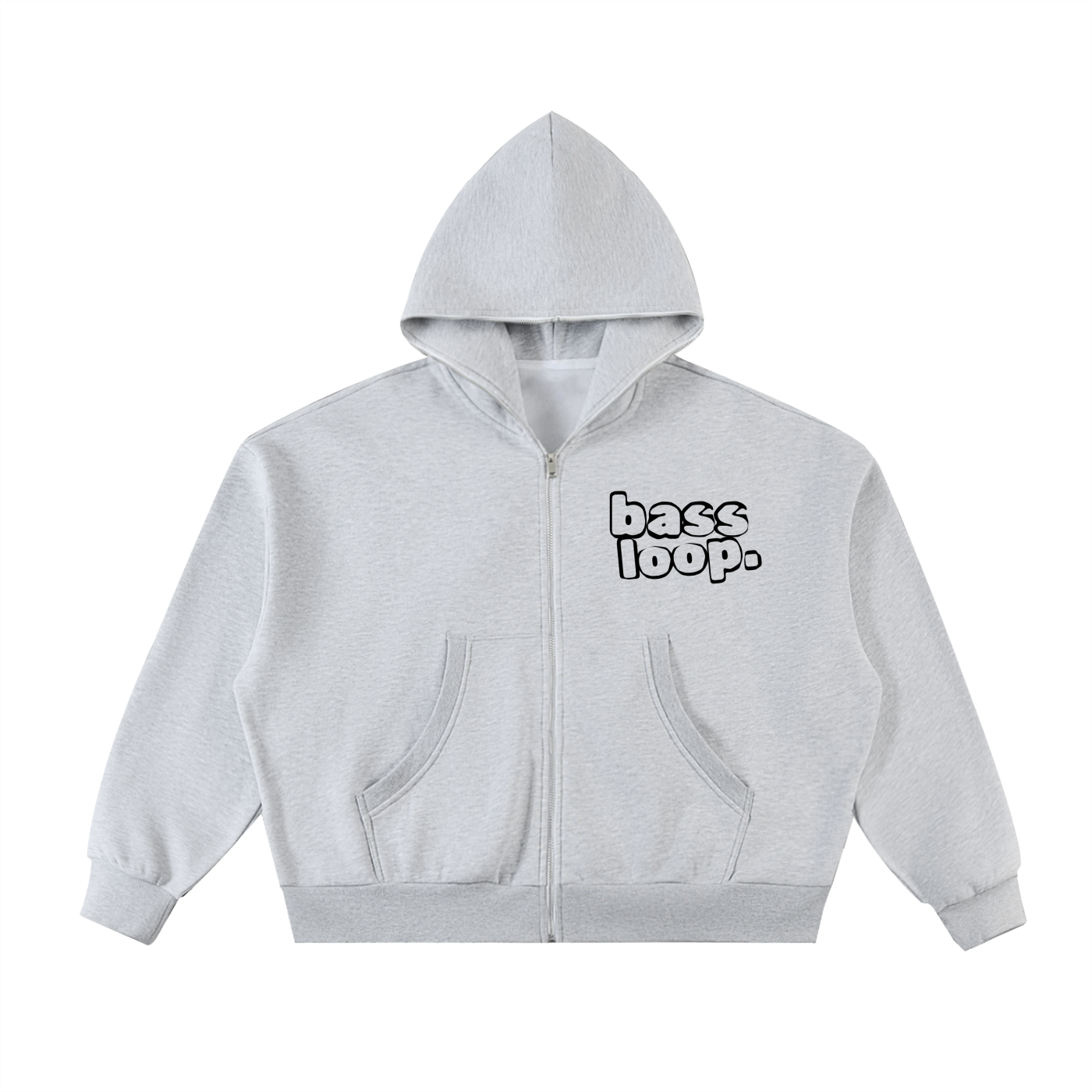 Bassloop. Bold Full-Zip Hoodie