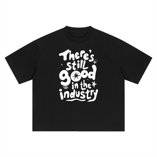 Bassloop. Industry Tee (White Text)