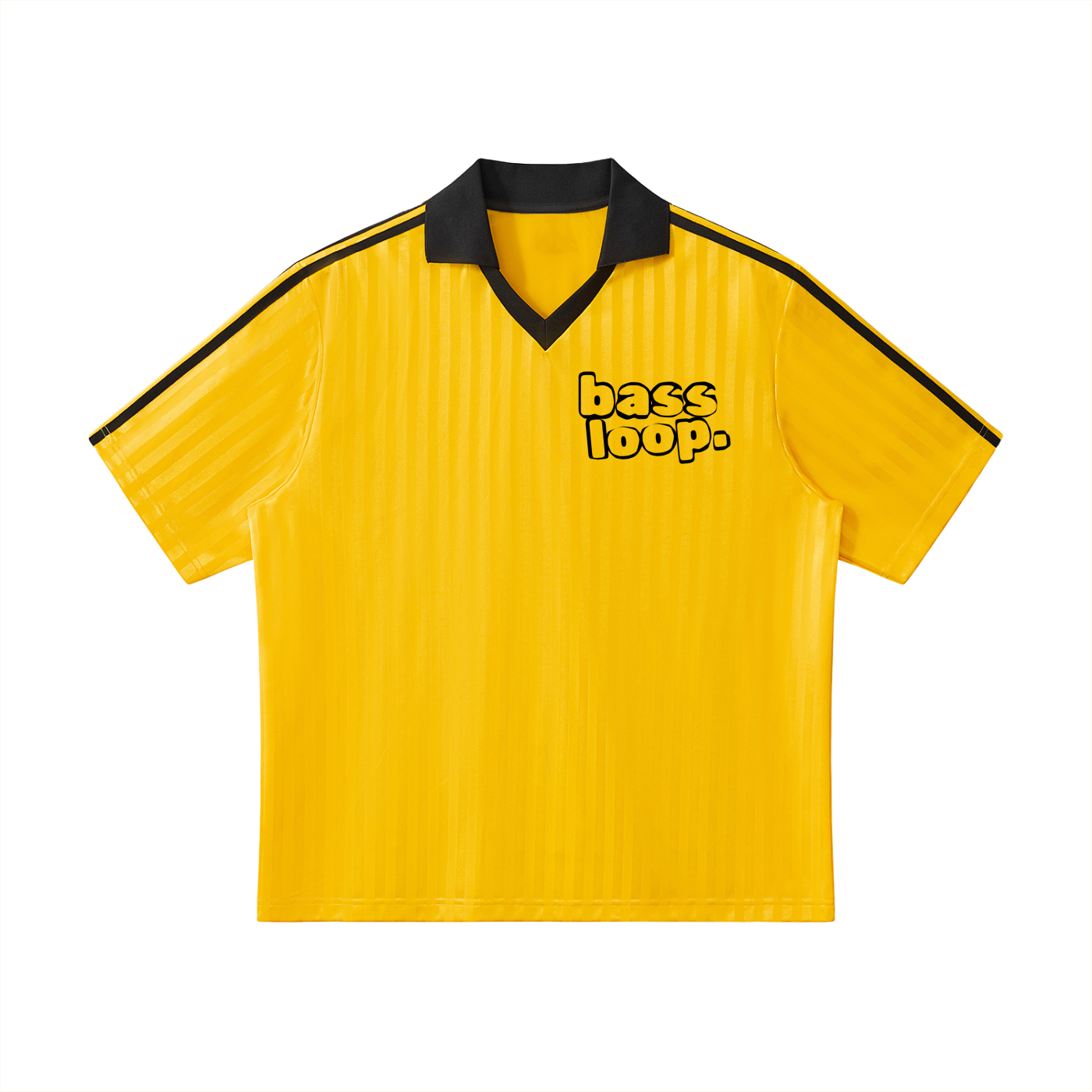 Bassloop. Collar Striped Jersey