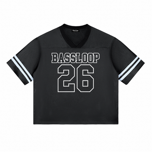 Bassloop. Script Mesh Jersey (Black)