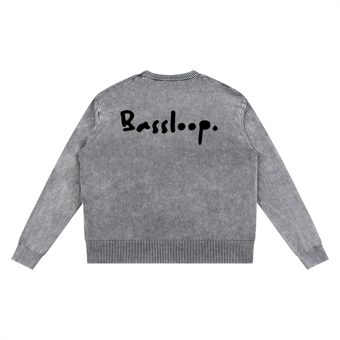 Bassloop. Washed Oversized Sweater