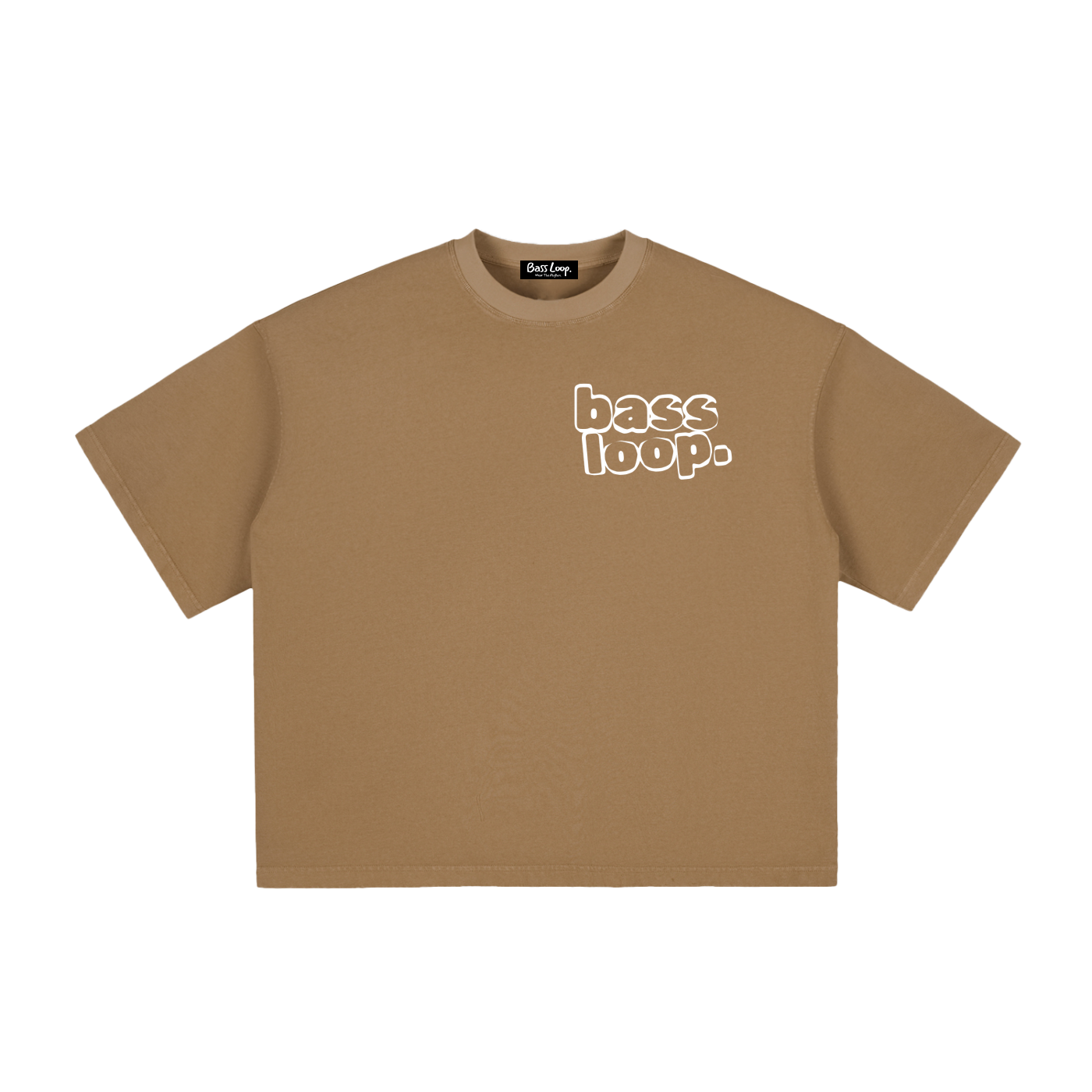 Bassloop. Vintage Bold Boxy Tee