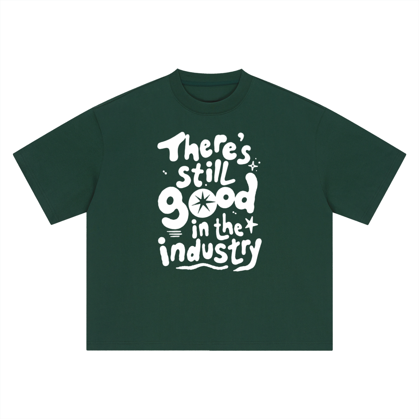 Bassloop. Industry Tee (White Text)