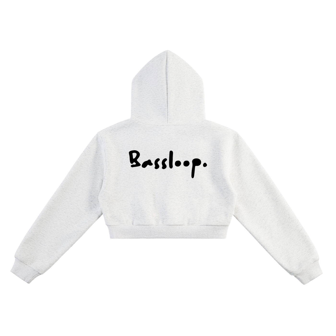 Bassloop. Cropped Hoodie