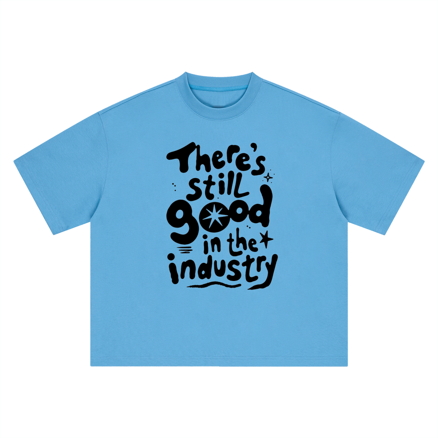 Bassloop. Industry Tee (Black Text)