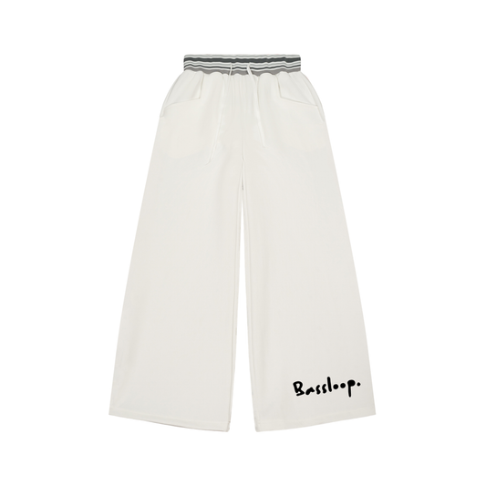 Bassloop. Striped Rib Wide Pants