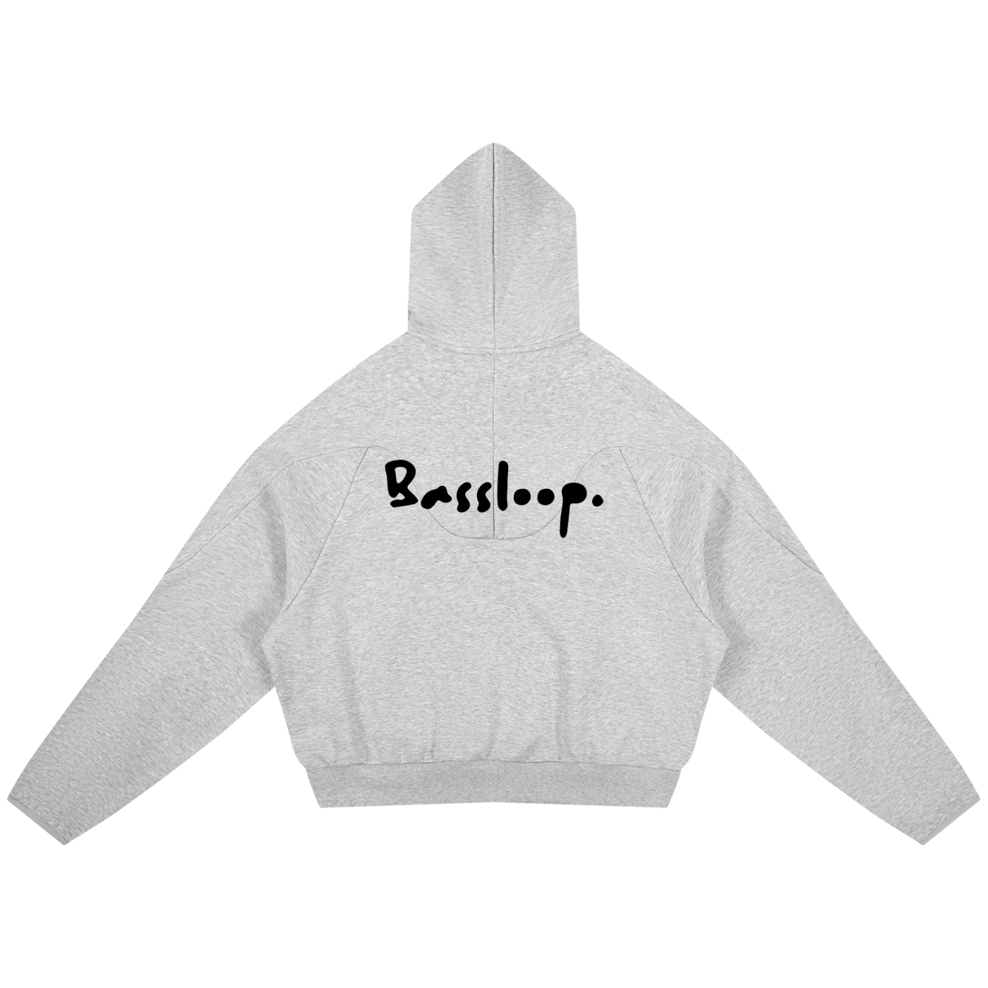 Bassloop. Curved Panel Hoodie