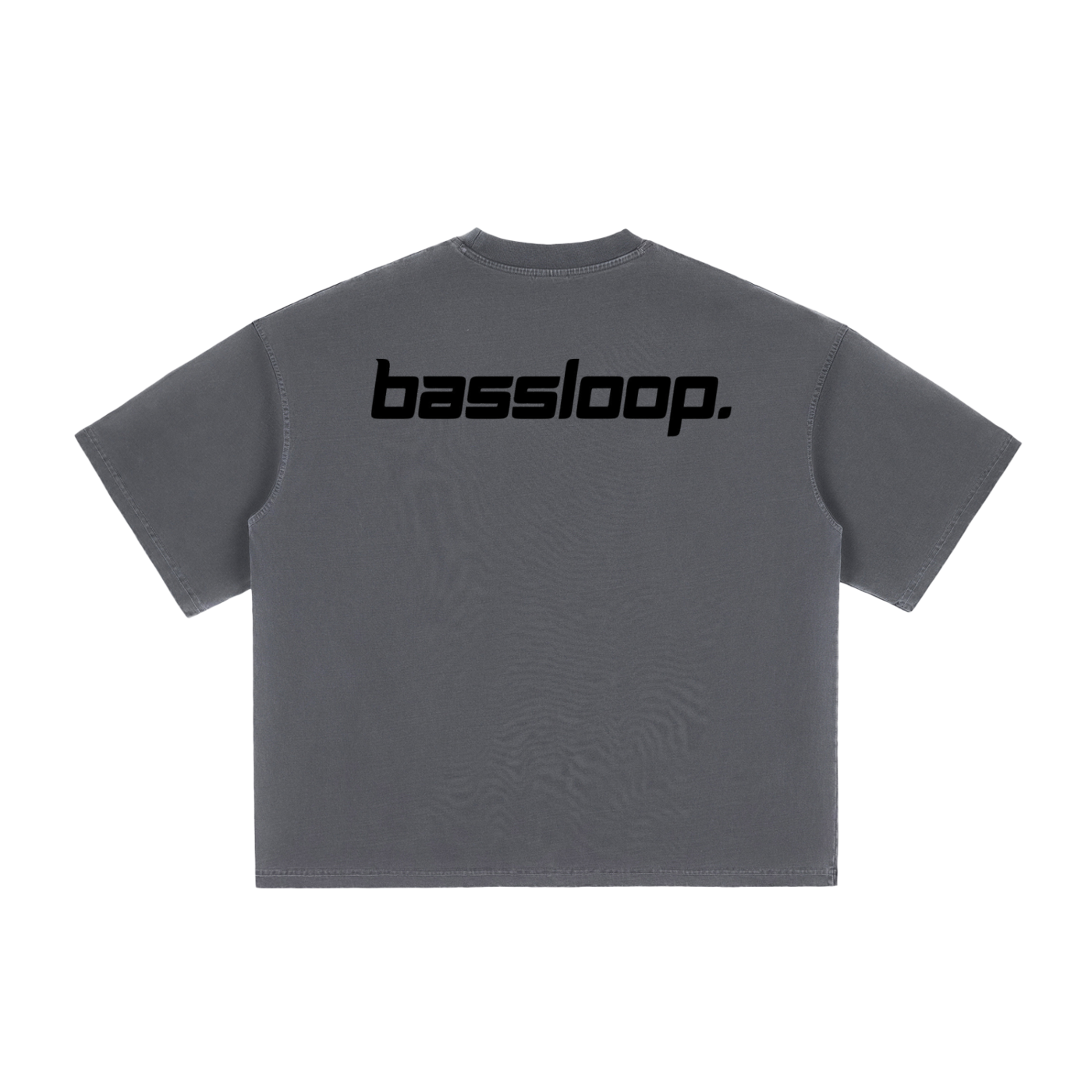 Bassloop. Speedy Boxy Tee (Black Text)