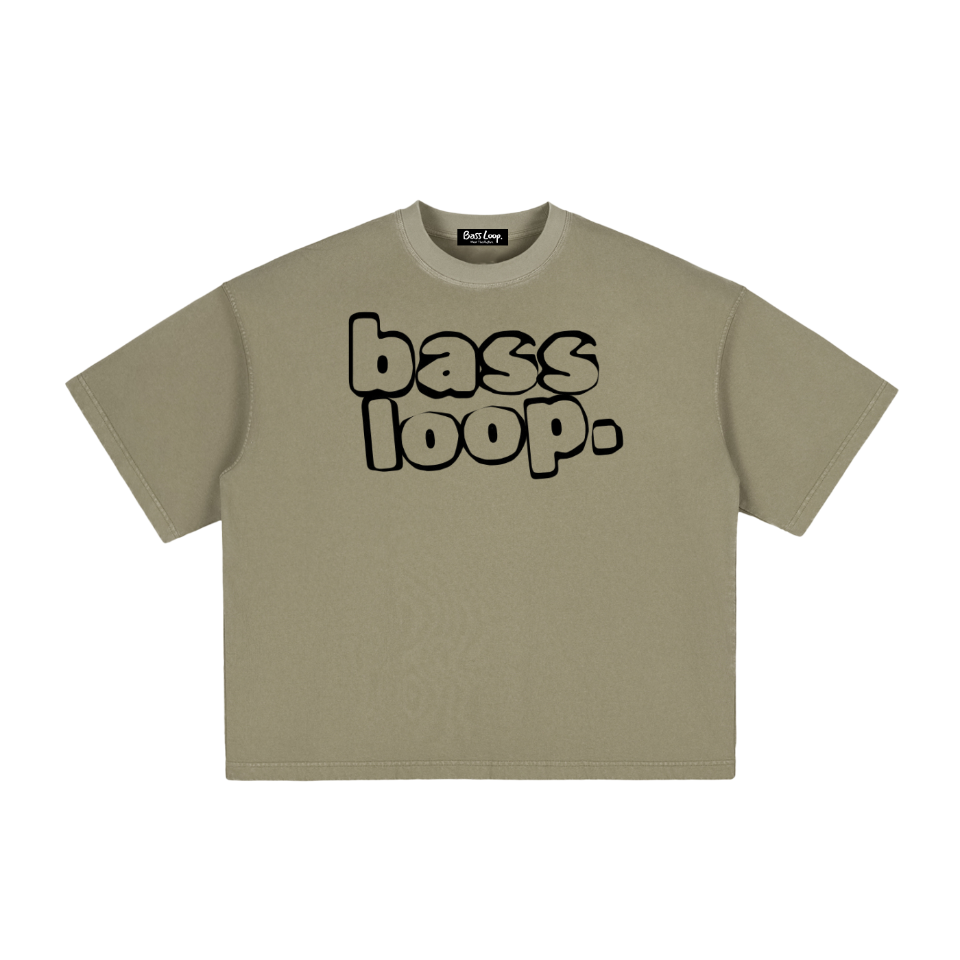 Bassloop. Bold Boxy Tee