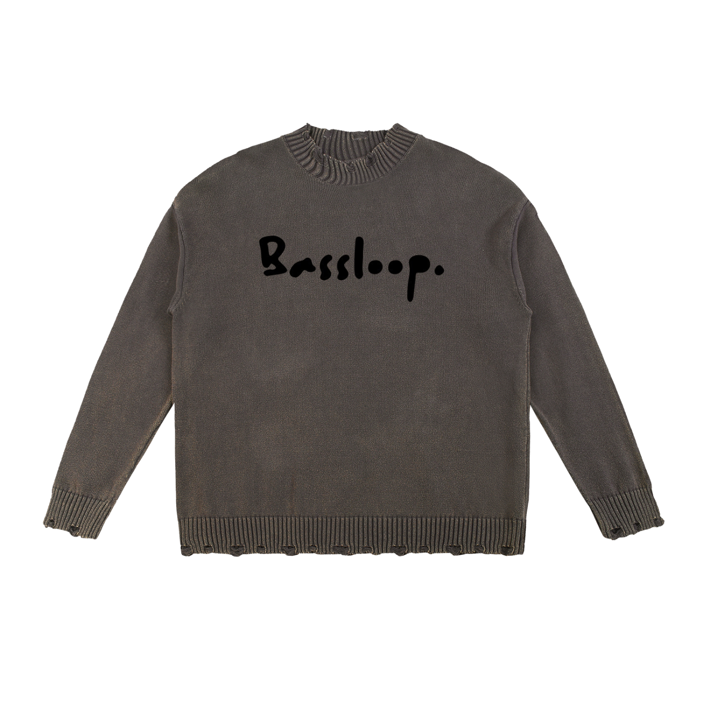 Bassloop. Frayed Sweater