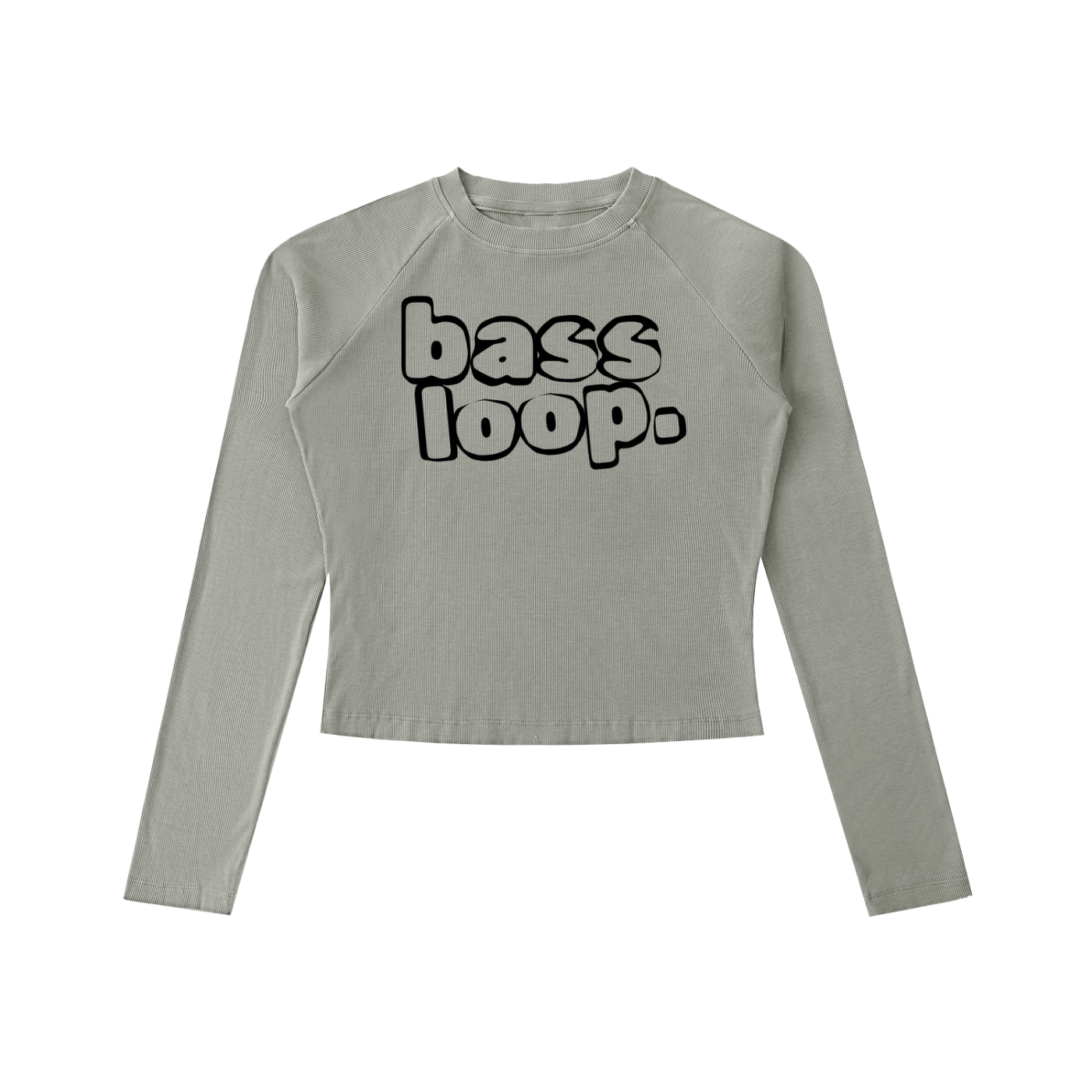 Bassloop. Ribbed Long Sleeve Tee