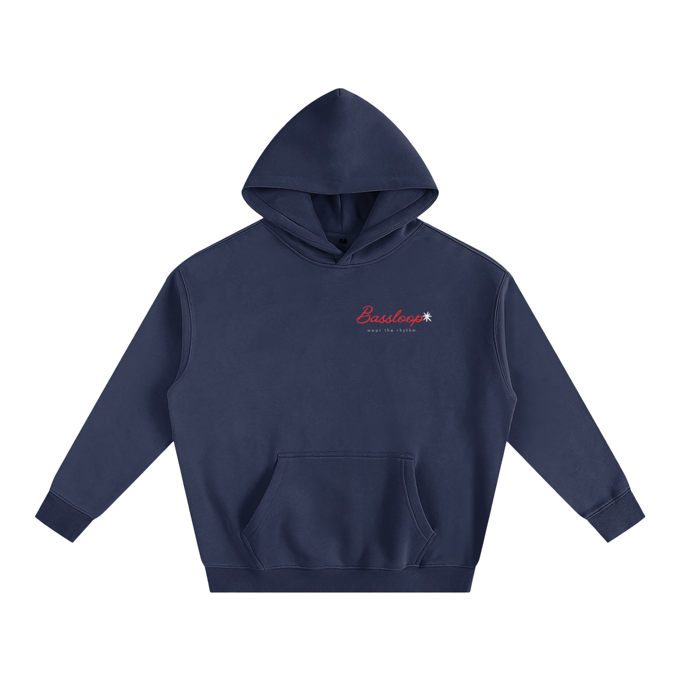 Bassloop. Cherry Heavy Hoodie