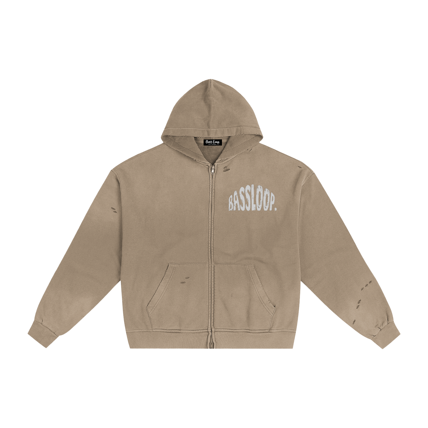 Bassloop. Sunfade Subline Zip-Up Hoodie
