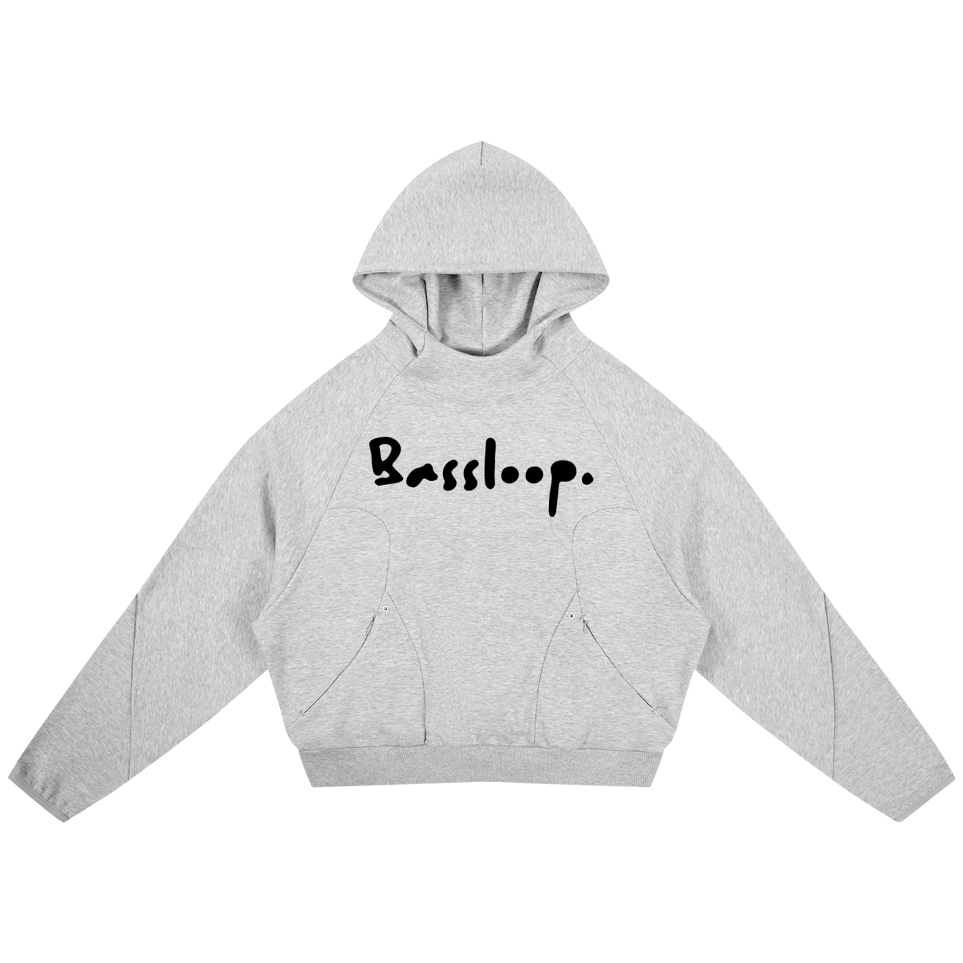 Bassloop. Curved Panel Hoodie