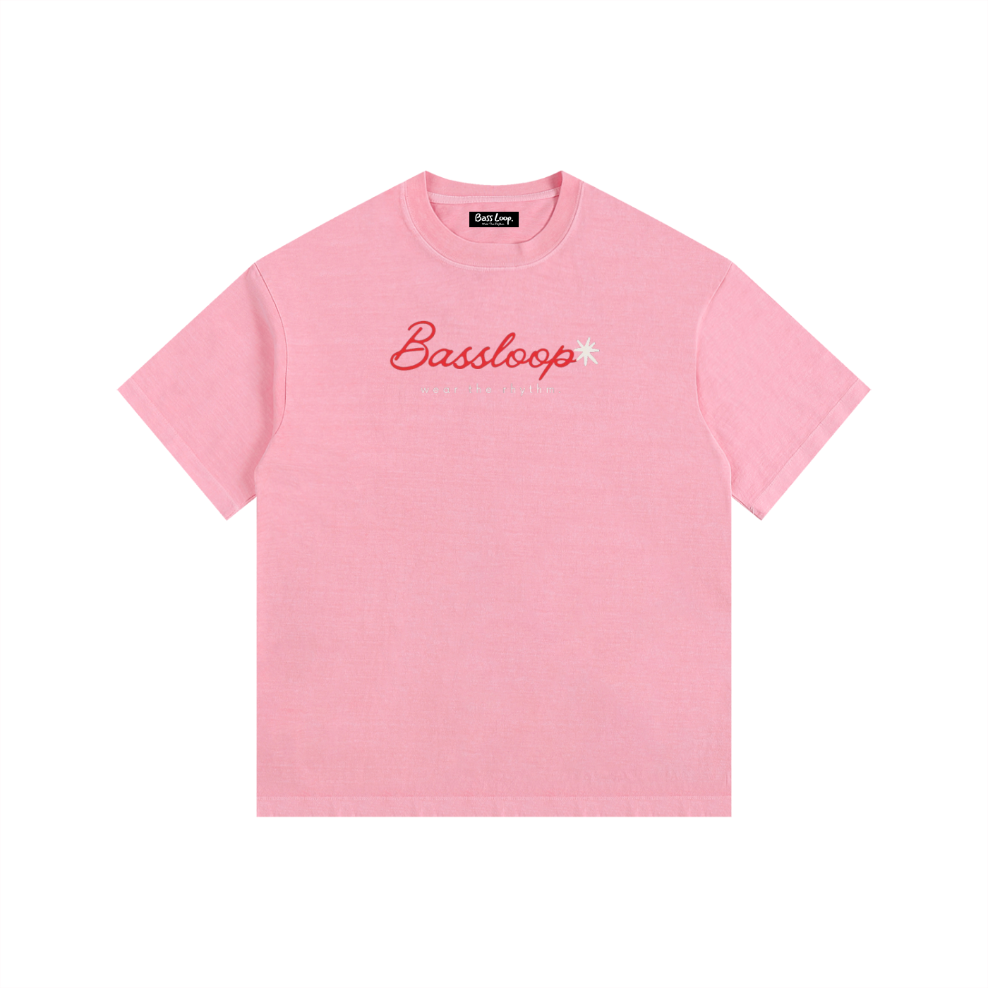 Bassloop. Cherry Heavy Tee