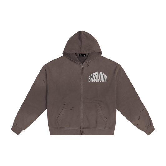 Bassloop. Sunfade Subline Zip-Up Hoodie