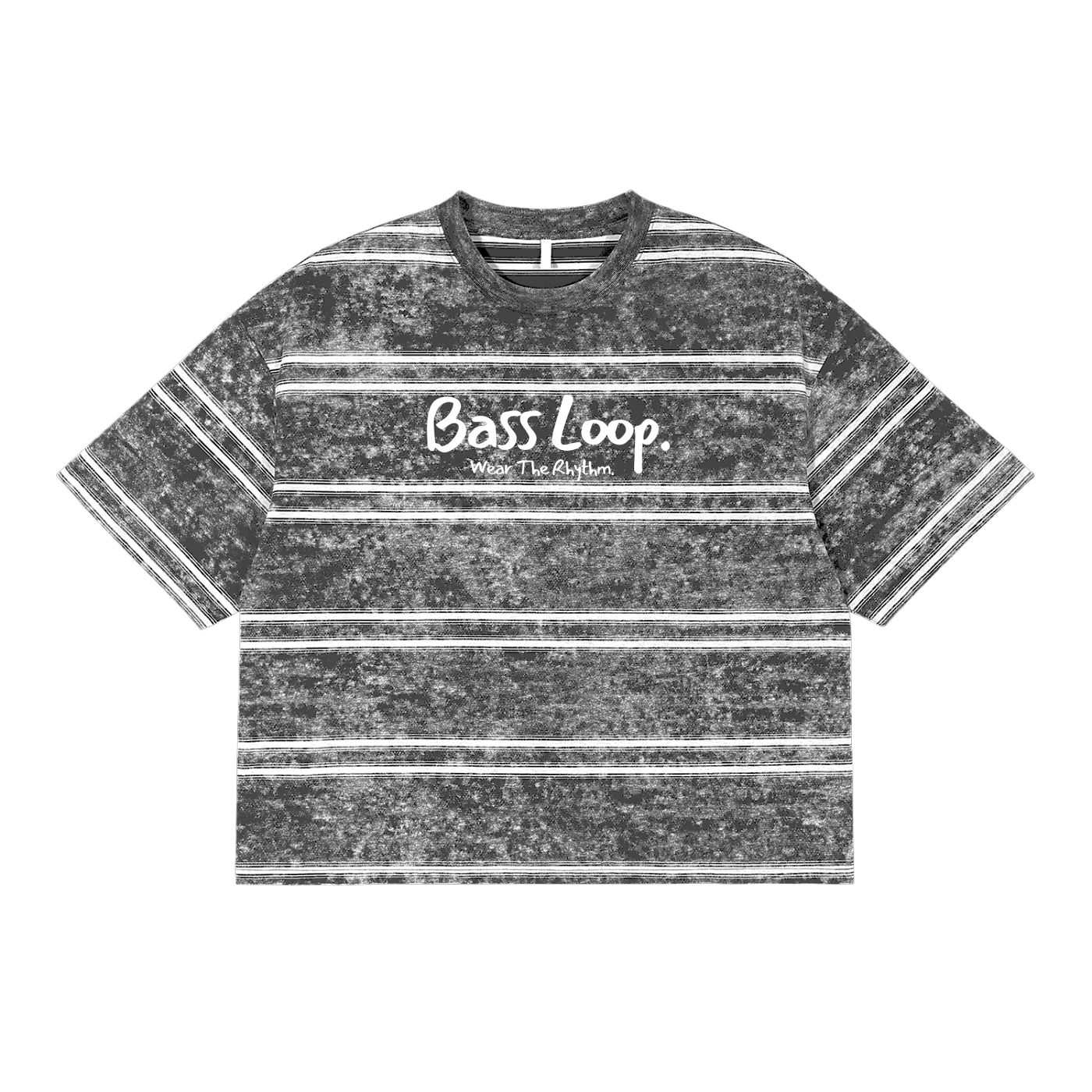 Bassloop. Snow Stripe Tee