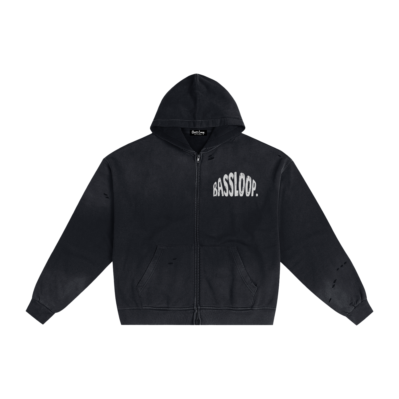 Bassloop. Sunfade Subline Zip-Up Hoodie